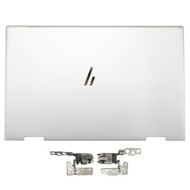 Wzqrps Replacement Laptop LCD Cover Back Rear Top Lid with Hinges for HP Envy 15 EW 15-EW 15Z-EY 15T-EW 15-EY0023DX 15-EY0013dx 15Z-EY100 15Z-EY000 N09644-001 N09645-001 N09646-001 (Silver)