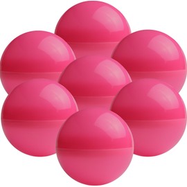 Vending Machine Capsules - 3" PINK Empty Plastic Capsules - 14 Pcs Toy Capsule - Pink Round Large Easter Eggs - Bath Bombs Molds - Party Favors DIY Craft Supplies