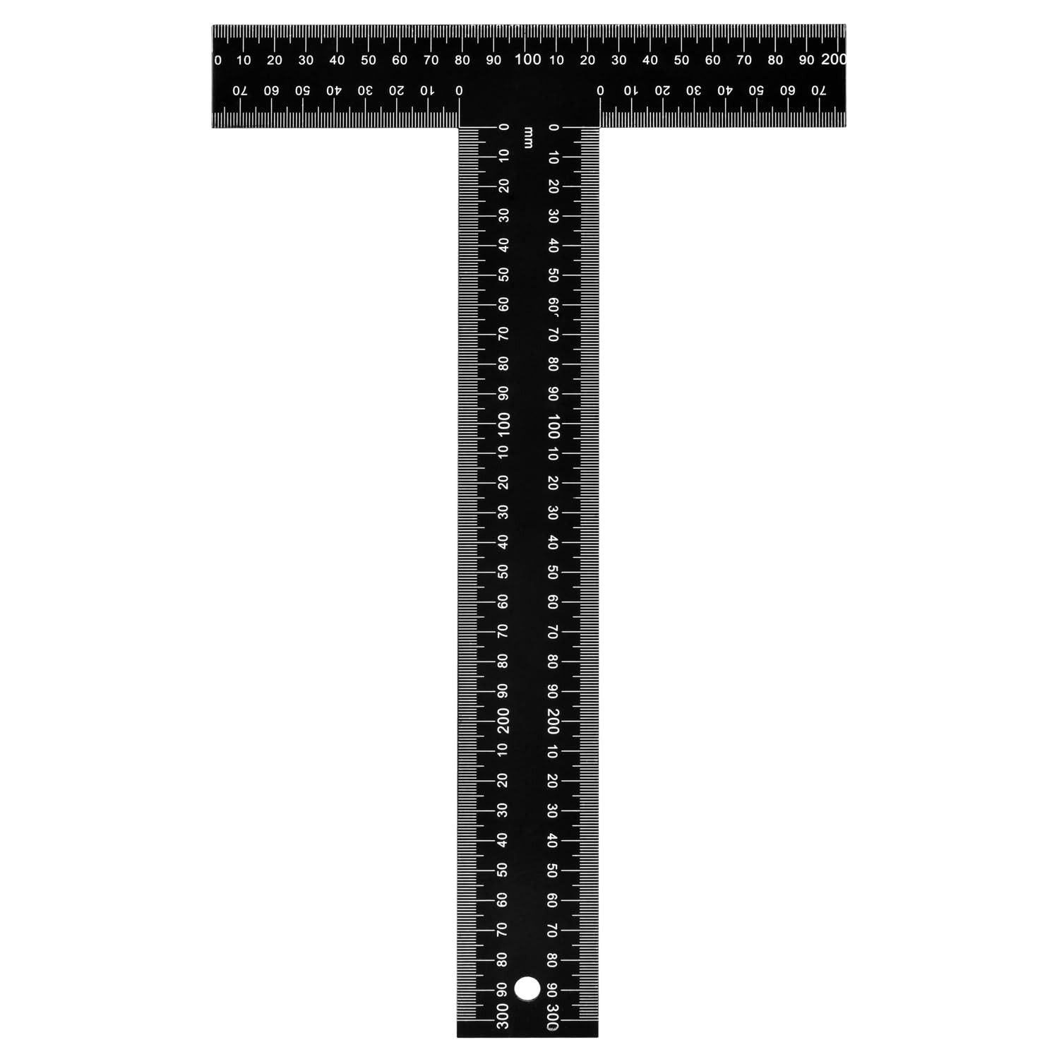 T Square Ruler - 12 inch Metal T Ruler for Drafting, Architecture ...