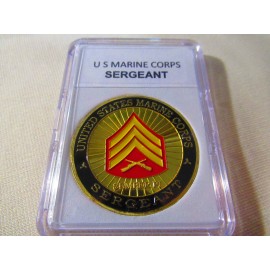 US MARINE CORPS " SERGEANT "  Challenge Coin