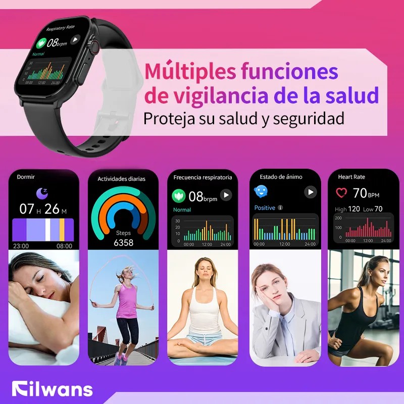 Smartwatch Reloj Inteligente Bluetooth Llamada Filwans Gts 2.01 Amoled Pantalla