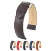 Hirsch Kent Leather Watch Strap - Brown - L -