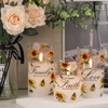 Wondise Flameless Glass Pillar Candles with Remote & Timer, Battery