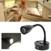 RV Reading Light Flexible Neck 3 Color Light 12‑24V 3W