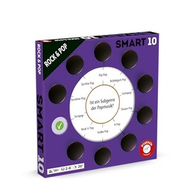 Piatnik 725098 Smart 10 Additional Questions Rock & Pop Purple