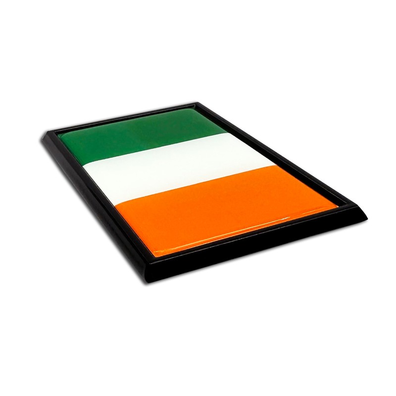 Ireland Flag Black Metal Car Emblem