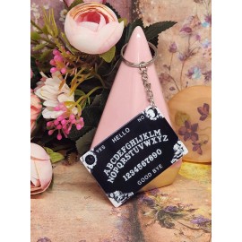 Ouija Board Keychain Mystifying Oracle Spirit Board Keyring