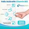 Folic Acid 400µg with Vitamin B12 Supplements for Pregnancy &