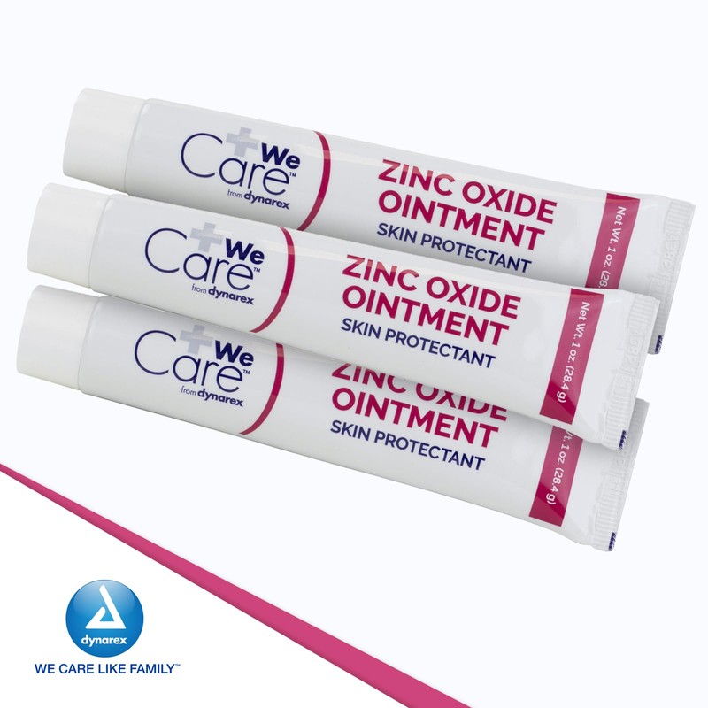 Dynarex Zinc Oxide Ointment, Protective Skin Barrier Ointment, Soothes, Prevents,