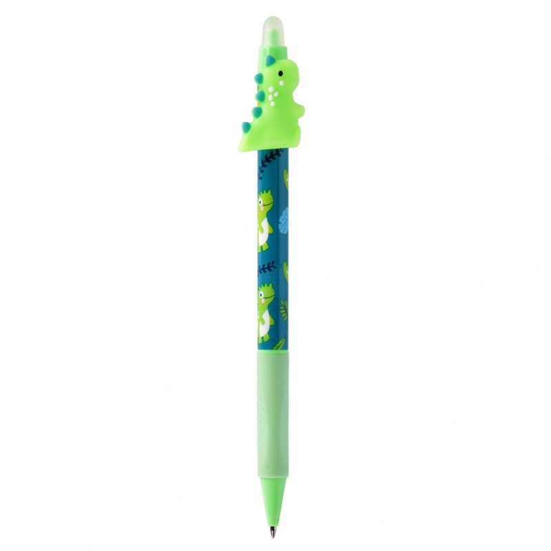 sarcia.eu Dinosaur Eraser Pen with Gel Ink Automatic Pen Blue