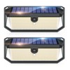 SyouHome Solar Lights Outdoor, 4000LM 380 LEDs Solar Motion Lights