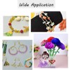 PandaHall about 2010pcs Crimping Beads Brass Spacer Beads 3 Sizes