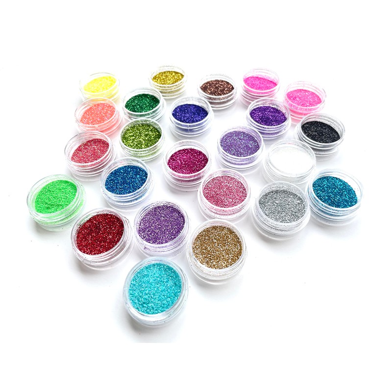 Saya Kobo [Glitter Glitter / 24 Color Set] Glitter Powder