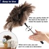 Soarer Extendable Ostrich Feather Duster - 40 inches Fluffy Long
