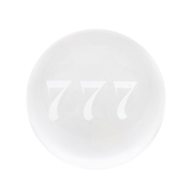 Something Different Wholesale 777 Angel Number Glass Crystal Ball with Laser Engraving – Symbol of Luck, Prosperity, & Divine Guidance for Spiritual Alignment, Manifestation, and Positive Energy