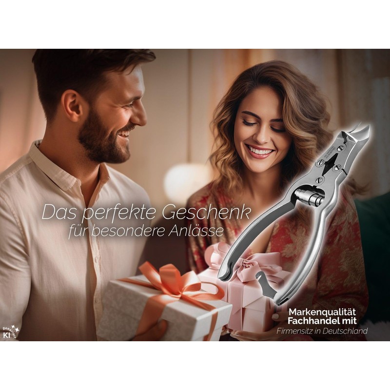 Professional Foot Care Head Cutter Nail Clippers with Double Gear