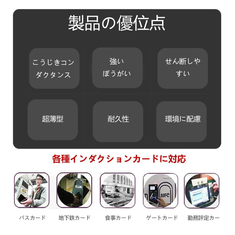 ALLVD Anti-Magnetic Sheet Electromagnetic Wave Interference Prevention Sheet 2 Sheets