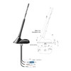 ATTB 3761.01 Roof Antenna (AM, FM, DAB+, GPS), Antenna Technology