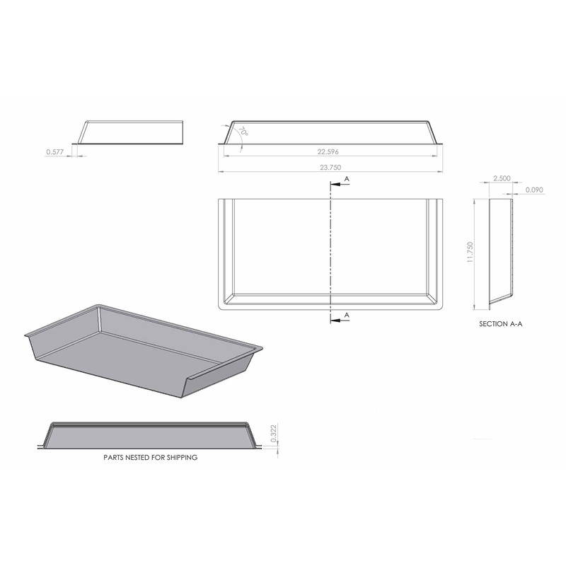Air Diverter for 2'x2' Ceiling Air Diffuser-2 Pack