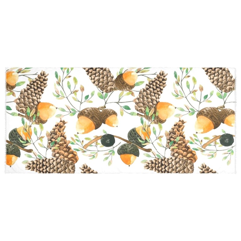 Kjovgcb Soft Women Long Scarf Satin Scarves Wraps Neckerchief Linen