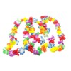 R&F srls 24 Hawaiian Double Leaf Necklaces Hawaiian Artificial Flowers