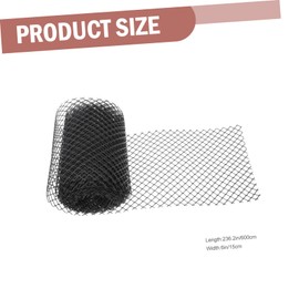 Outanaya 1Set Garden Gutter Netting Durable Mesh Protective Net for Gardens Sinks and Courtyards Includes Ground Stakes Versatile Leaf and Poultry Cage Use