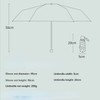 NW 1776 UV Shade&Rain Proof Foldable Umbrella&Storage Box, 20cm Portable