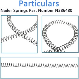 DCN6901 for DEWALT Cordless Framer Return Spring Replacement Kit ， N233943 N386480 for DeWalt Nailer Springs Part No.DCN690、DCN692 （12 springs）