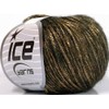 Rock Star, Gold, Black, Metallic Shine, Soft Nylon Merino Wool