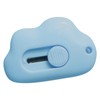 Blue Mini Cloud Portable Box Cutter,Retractable Utility Knife, DIY Small