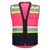 ProtectX 6 Pockets High Visibility Safety Vest for Men Women