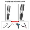2-in-1 Screw Extractor Set, 1/2 Inch and 3/4 Inch, Double