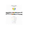 Love is Love Matching Wish Bracelets Set for 2, Rainbow