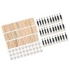 Cam Fittings Set with Dowel Pre Inserted Nut for Cabinet