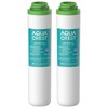 AQUACREST FQK2J Under Sink Water Filter, Replacement for GE FQK2J,