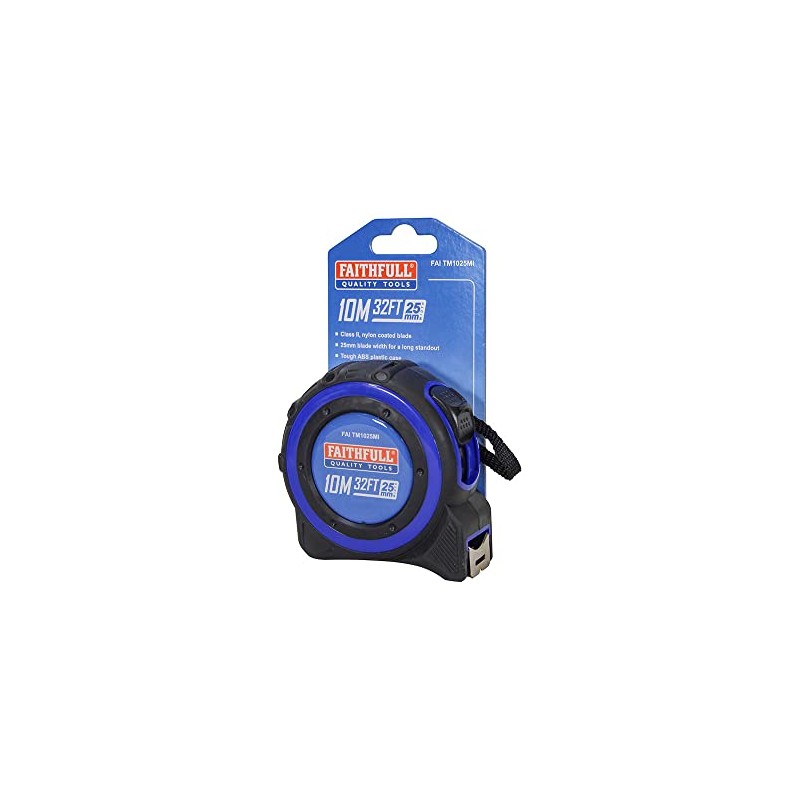Faithfull FAITM1025MI Trade Tape Measure - 10M/33ft
