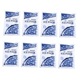 FOMIYES 8pcs Disposable Ice Bags Instant Cooling Ice Packs for Outdoor Portable Ice Bags