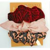 Scünci Scunci Scrunchie - Neutral Leopard print Solid Wine Solid