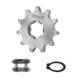 Tunejoy Motorcycle Engine Chain Sprocket 420 11T 20 mm Small Sprocket for 50cc 70cc 90cc 110cc Dirt Bike Pit Bike ATV Quad Motorcycle Mini Bike