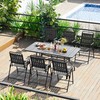 Yaheetech Folding Patio Chair Set of 8, Outdoor Dining Chair