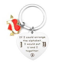 Qukiou Couple Gifts Keyring, Gifts for Her Him, Birthday Gifts for Boyfriend Husband Girlfriend Wife, Love Gifts for Her Him, Funny Keyring Gifts for Birthday Christmas Valentines Day Xmas New Year