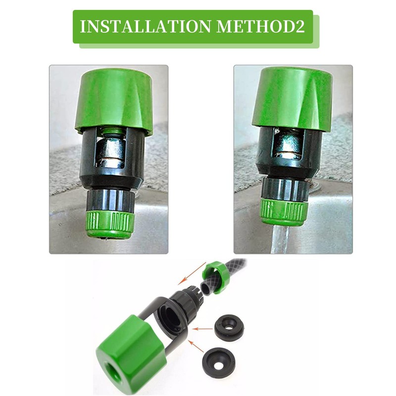 Kitchen Tap Hose Connector Pipe Garden Watering Connector,Hose Mixer Adaptor
