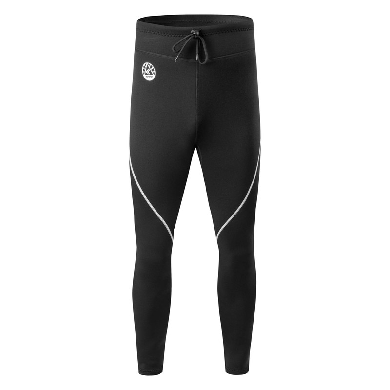 Men's Wetsuit Pants, 1.5mm Neoprene Long Pants for Surfing Kayaking