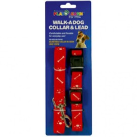 Vetalogica Buy Vetalogica Play-N-Learn Collar & Lead Set Red Online