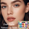 12Pack Tinted Lip Balm Set,Fruit Flavor Natural Lip Balm,Chapstick Sticks