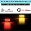 ULTRALTH Smoked Side Marker Lights for 2015-2023 Chevy Silverado &