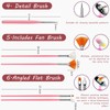 15 Pcs Nail Art Acrylic Brush Set Painting Pen Art