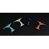 Zeckos Set of 4 Cast Iron Whale Tail Wall Hooks