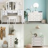 sourcing map 2 Packs Ceramic Drawer Knobs, Heart-Shaped Dresser Pulls,