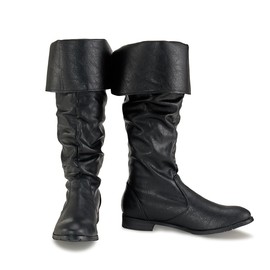 DUNHAO COS Medieval Male and Female Renaissance Pull On Mid Calf Gothic Boots Flat Jazz Boots Renaissance Boot US 9 /CH 41